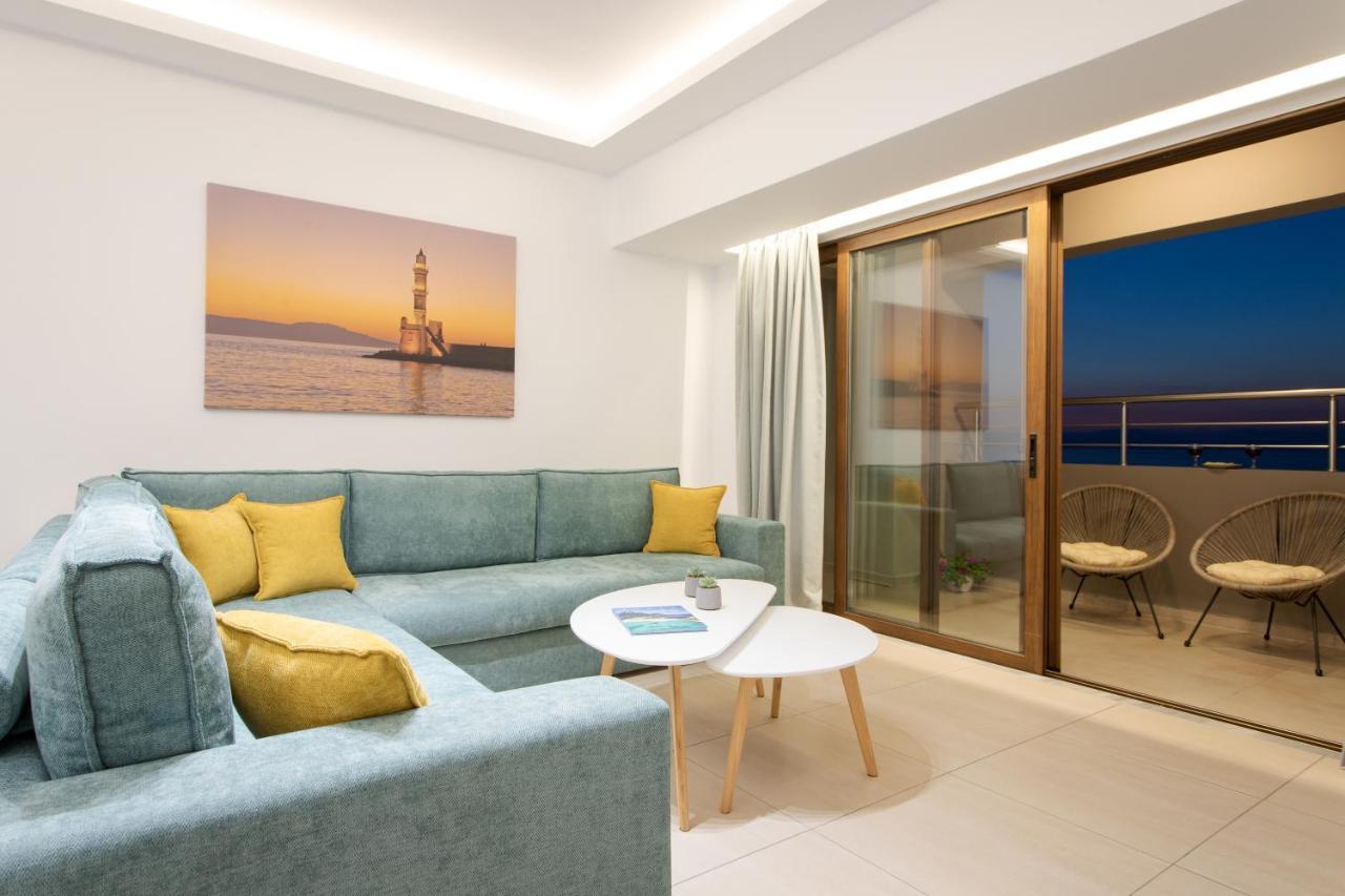 Overview Chania With Sea View And Amazing Sunset Luaran gambar